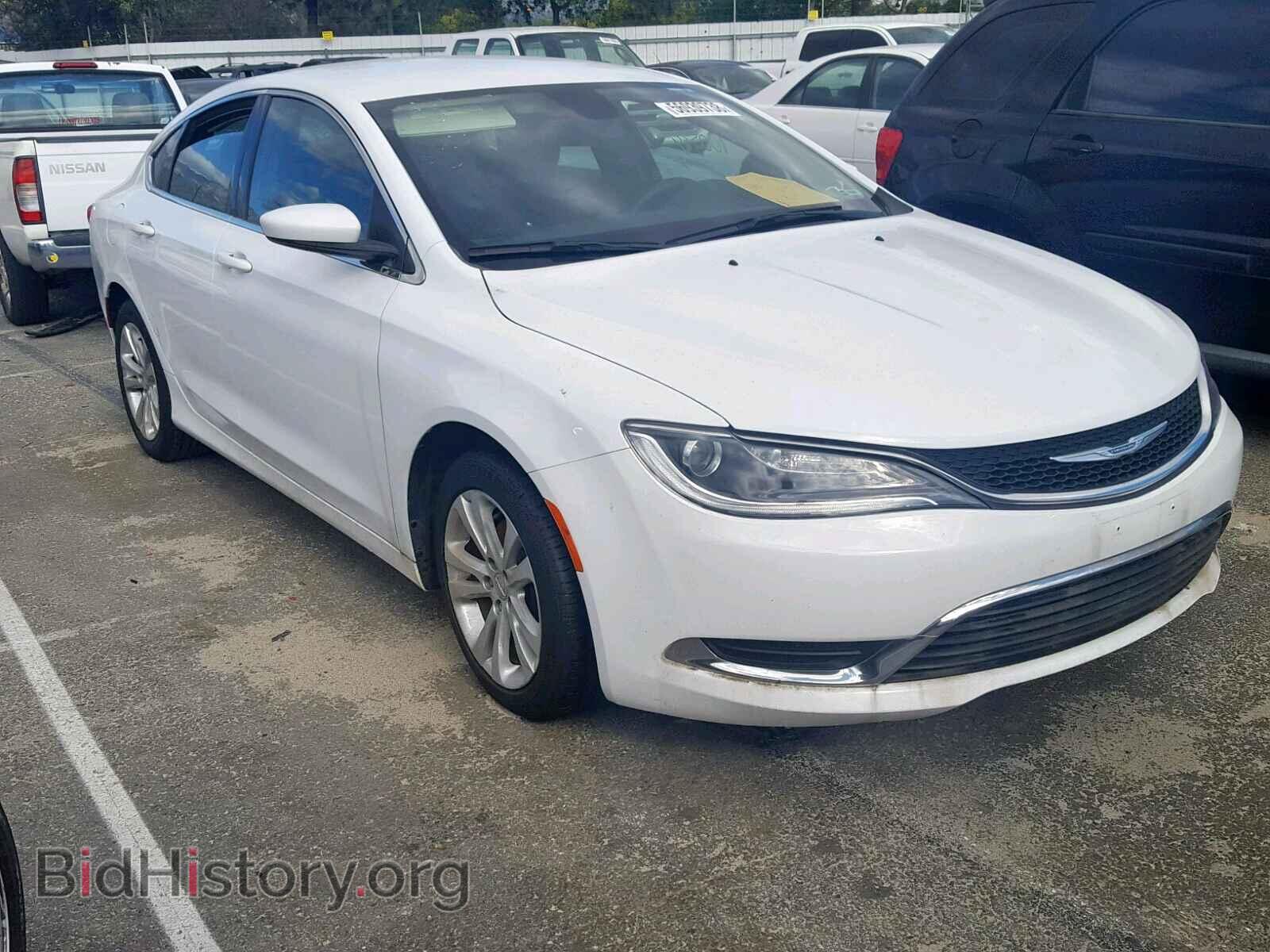 Фотография 1C3CCCAB2GN127890 - CHRYSLER 200 2016