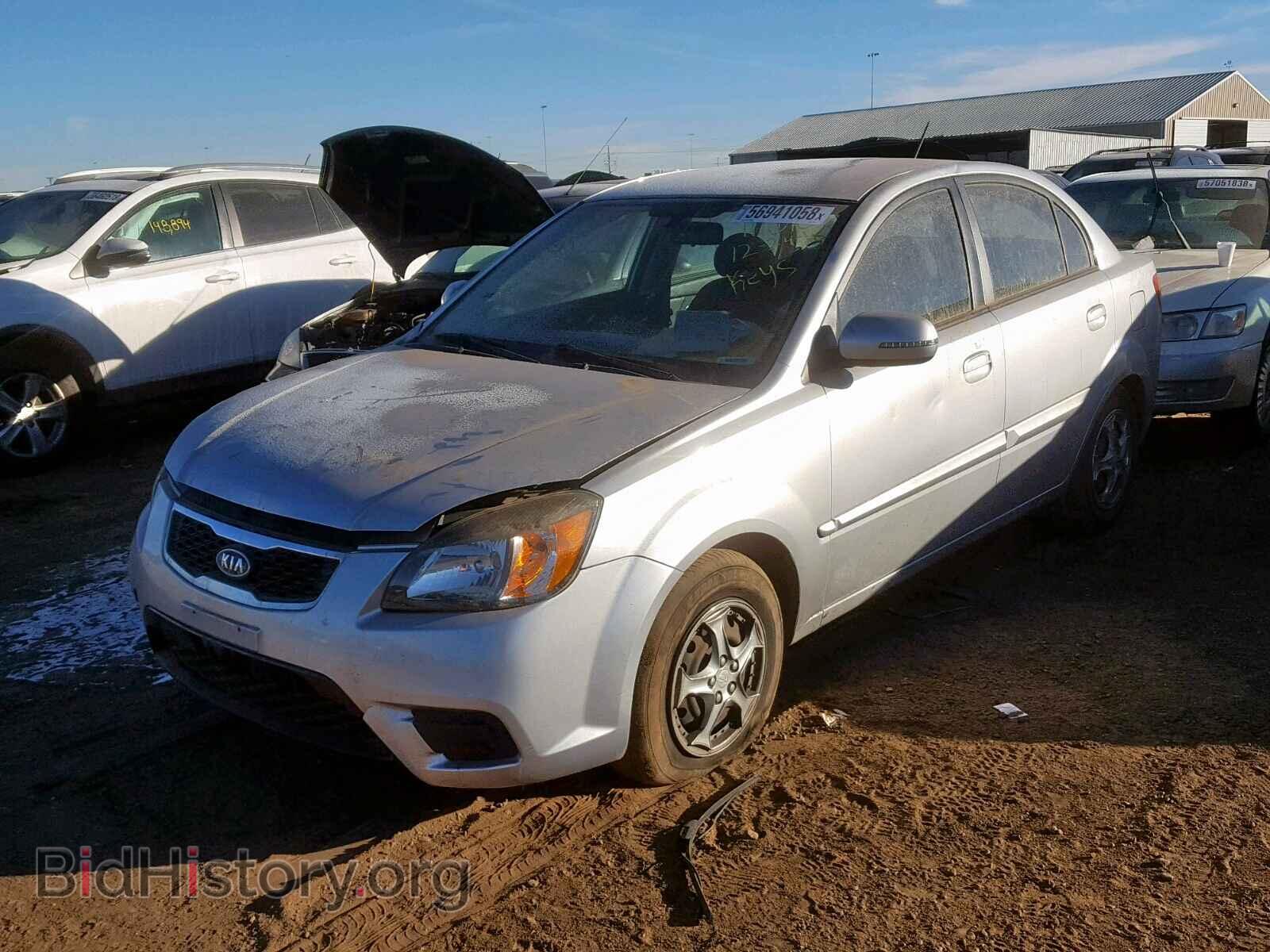 2011 KIA RIO BASE - VIN: KNADH4A31B6750322 - Фото 2