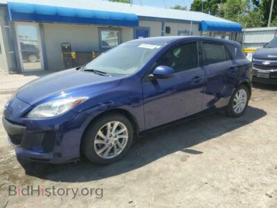 2012 Mazda 3 I, синий — VIN JM1BL1M77C1659124, Copart