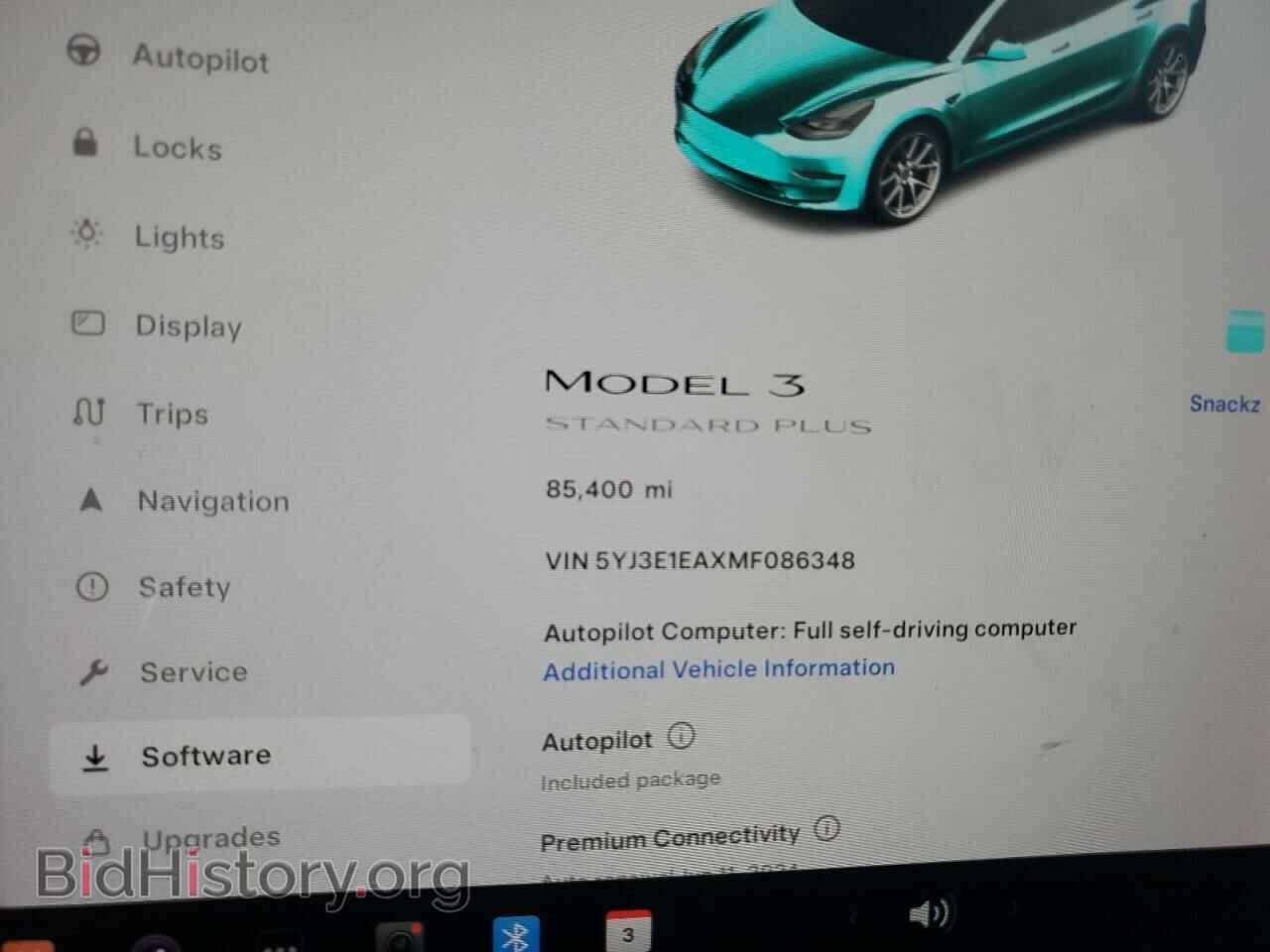 2021 TESLA MODEL 3 - VIN: 5YJ3E1EAXMF086348 - Фото 9