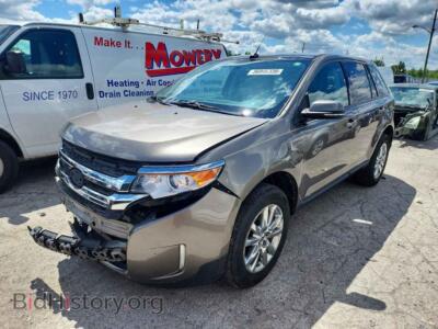 2013 Ford EDGE SEL, tan — VIN 2FMDK3JC2DBE02821, Copart