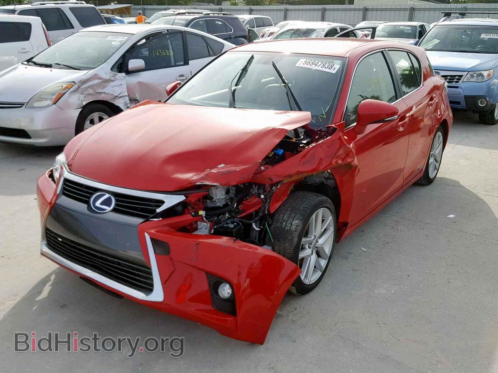 2016 LEXUS CT 200 - VIN: JTHKD5BH7G2274340 - Фото 2