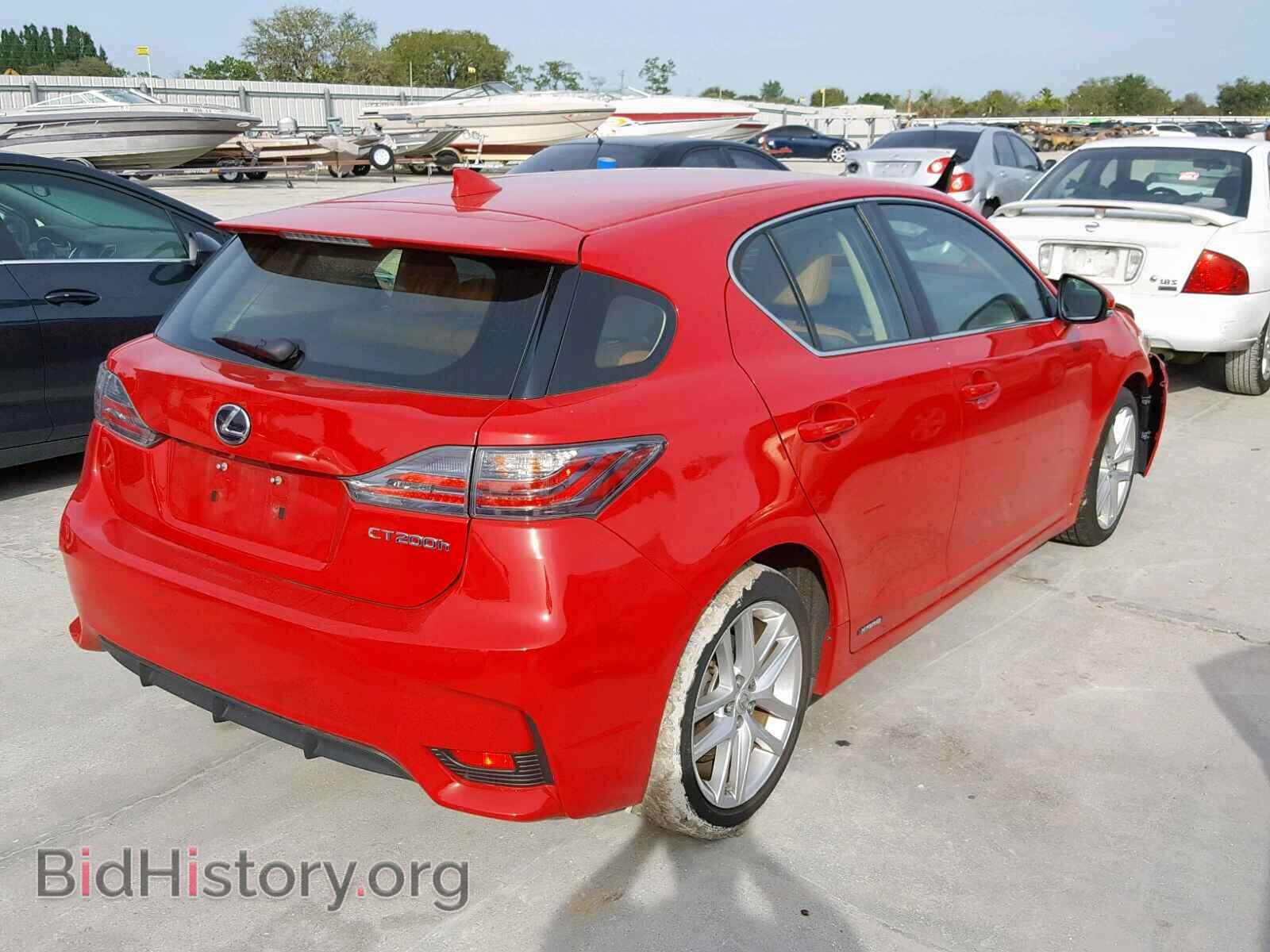 2016 LEXUS CT 200 - VIN: JTHKD5BH7G2274340 - Фото 4