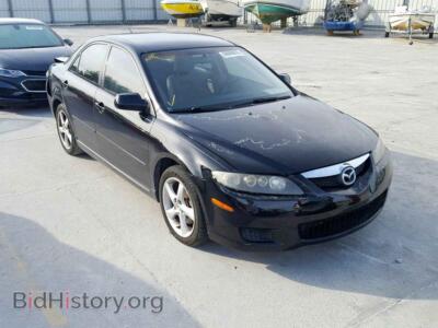2008 Mazda 6 6 I, черный — VIN 1YVHP80C485M40190, Copart