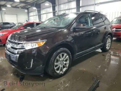 2013 Ford EDGE SEL, brown — VIN 2FMDK3J93DBB57998, Copart