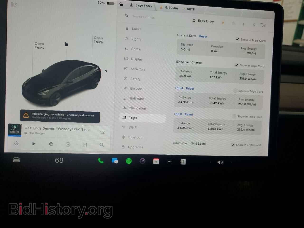 2022 TESLA MODEL 3 - VIN: 5YJ3E1EB1NF110210 - Фото 9