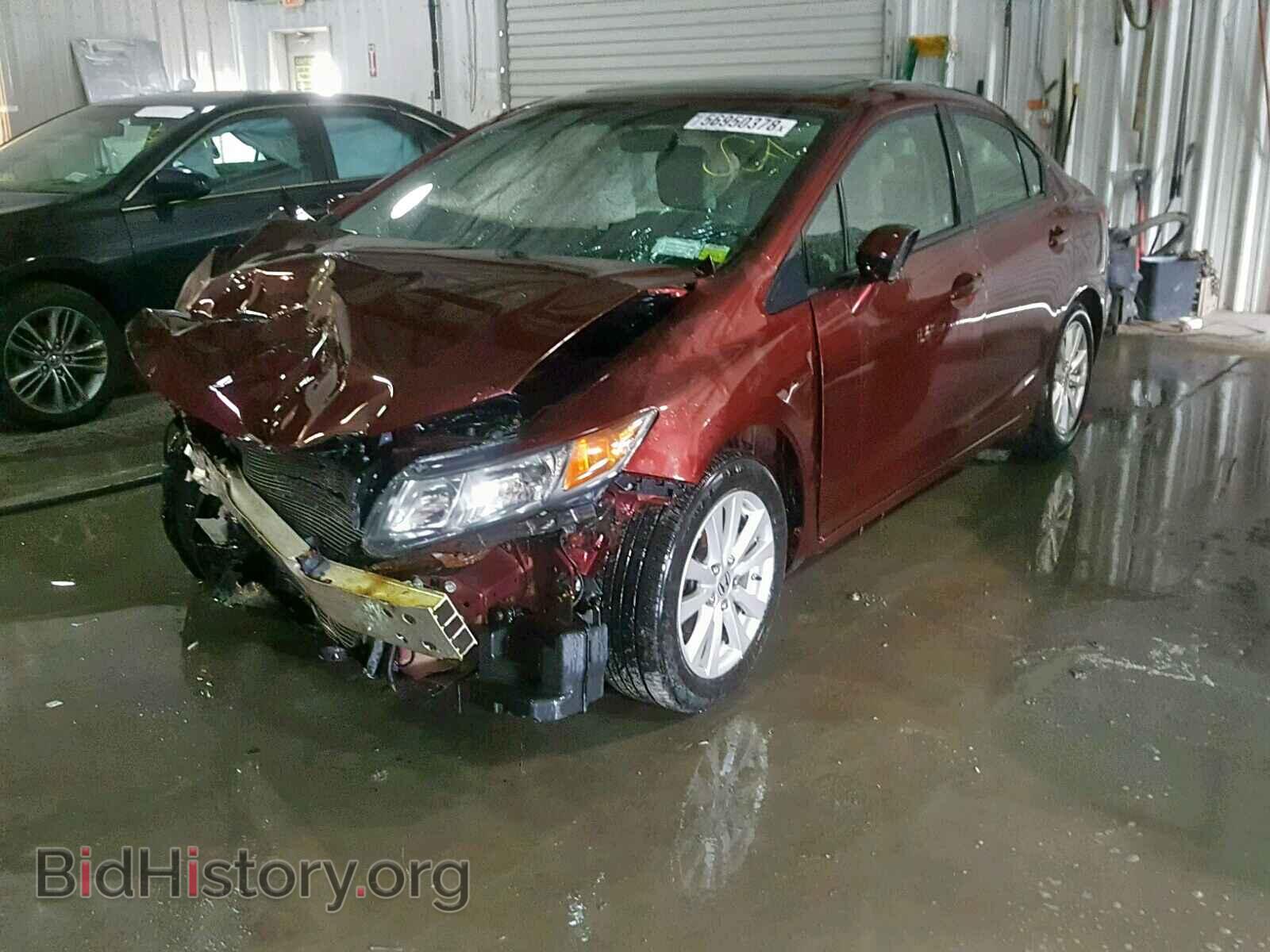 2012 HONDA CIVIC - VIN: 2HGFB2F8XCH545766 - Фото 2