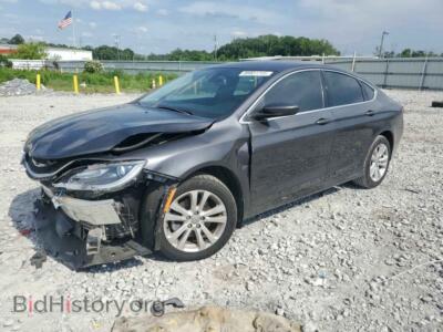 2016 Chrysler 200 Limited, серый — VIN 1C3CCCAB6GN151335, Copart