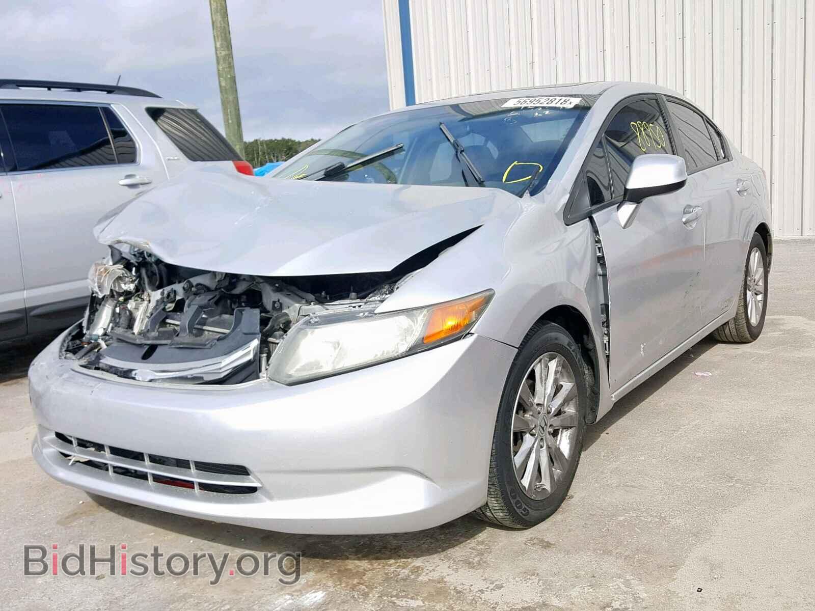 2012 HONDA CIVIC - VIN: 2HGFB2F81CH507472 - Фото 2
