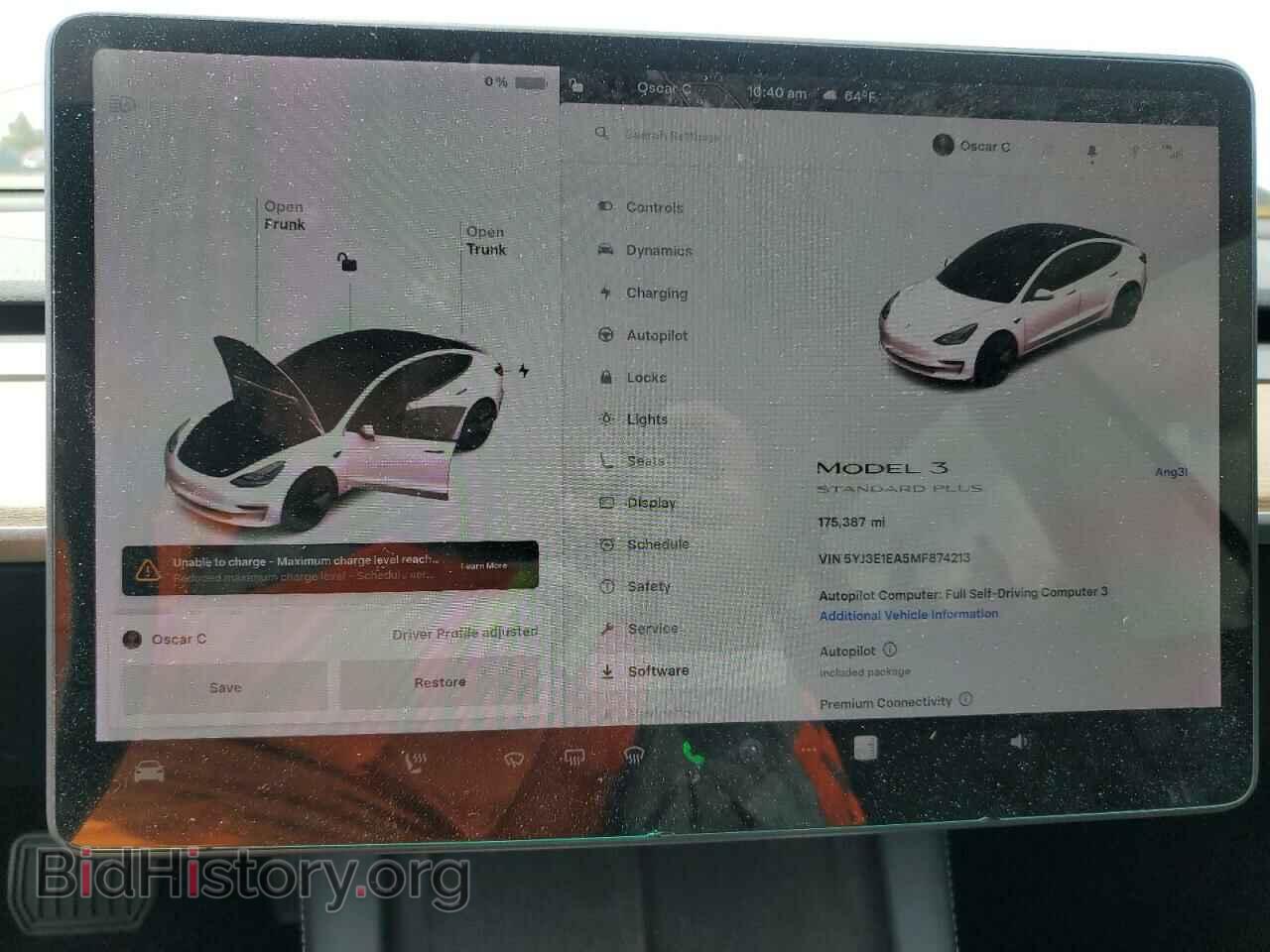 2021 TESLA MODEL 3 - VIN: 5YJ3E1EA5MF874213 - Photo 9