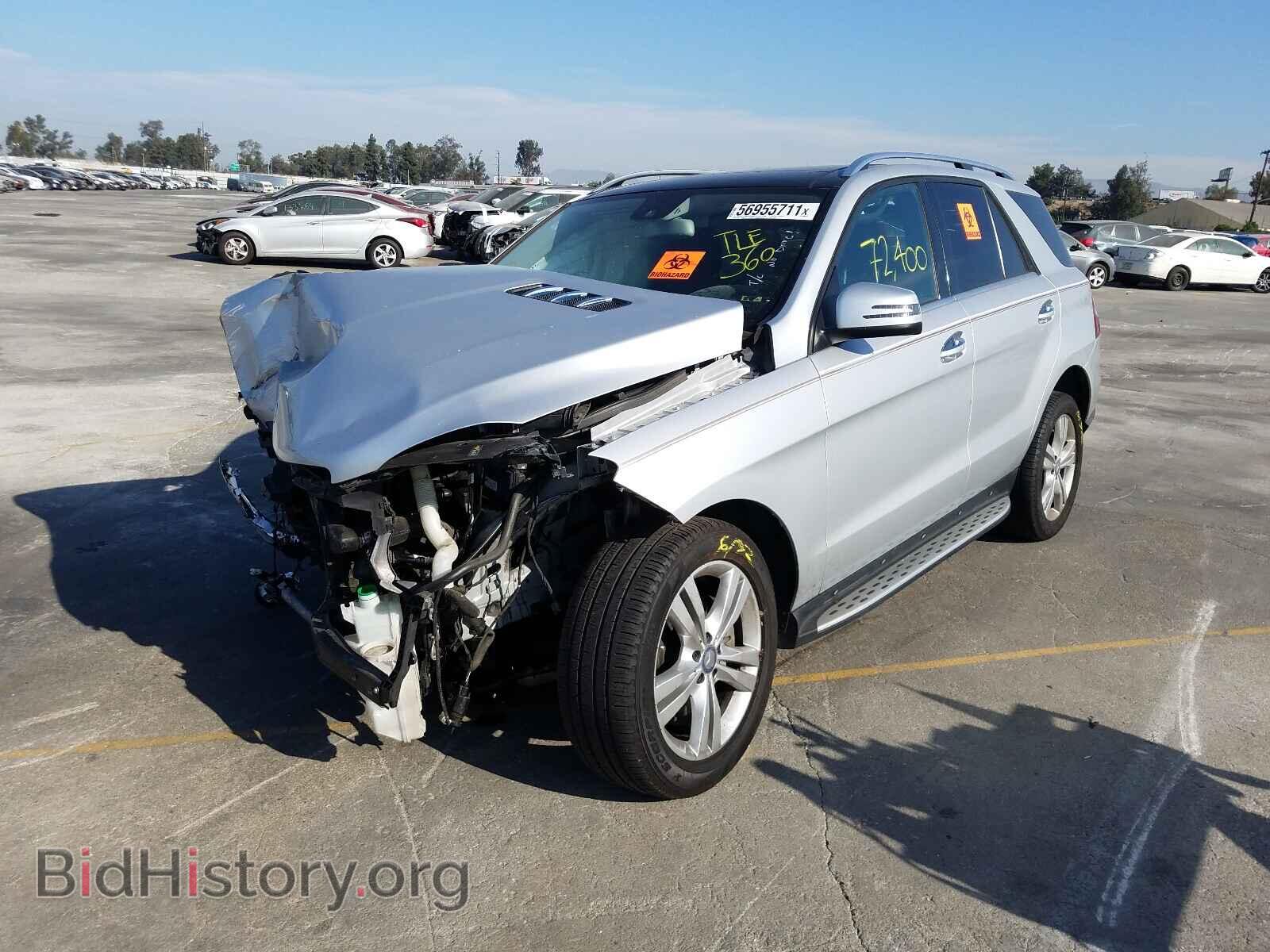2014 MERCEDES-BENZ M-CLASS - VIN: 4JGDA2EB3EA379237 - Фото 2
