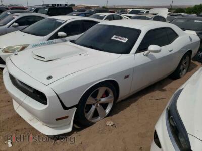 2012 Dodge CHALLENGER SRT-8, white — VIN 2C3CDYCJXCH241430, Copart