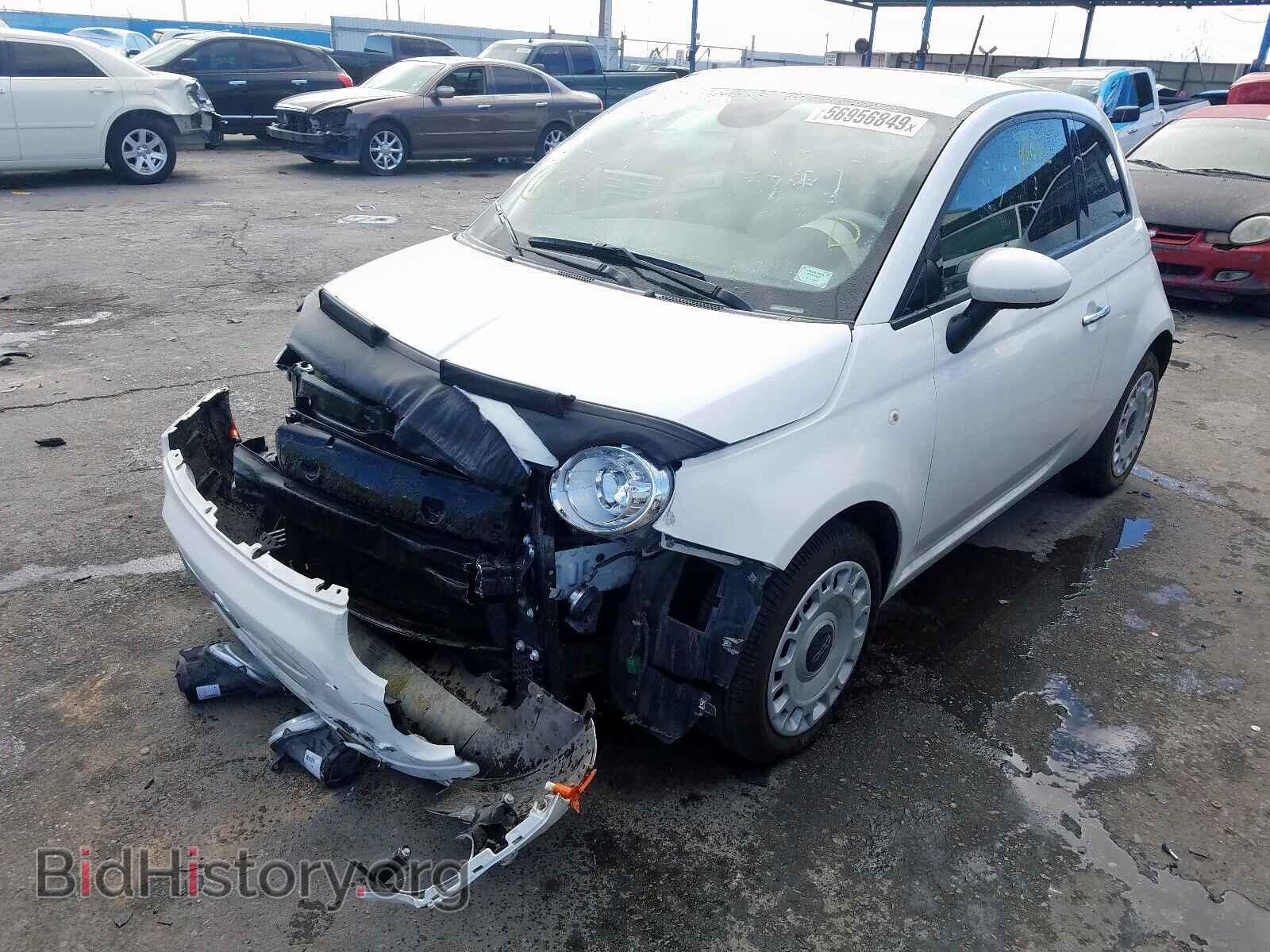 2015 FIAT 500 - VIN: 3C3CFFAR5FT527771 - Фото 2