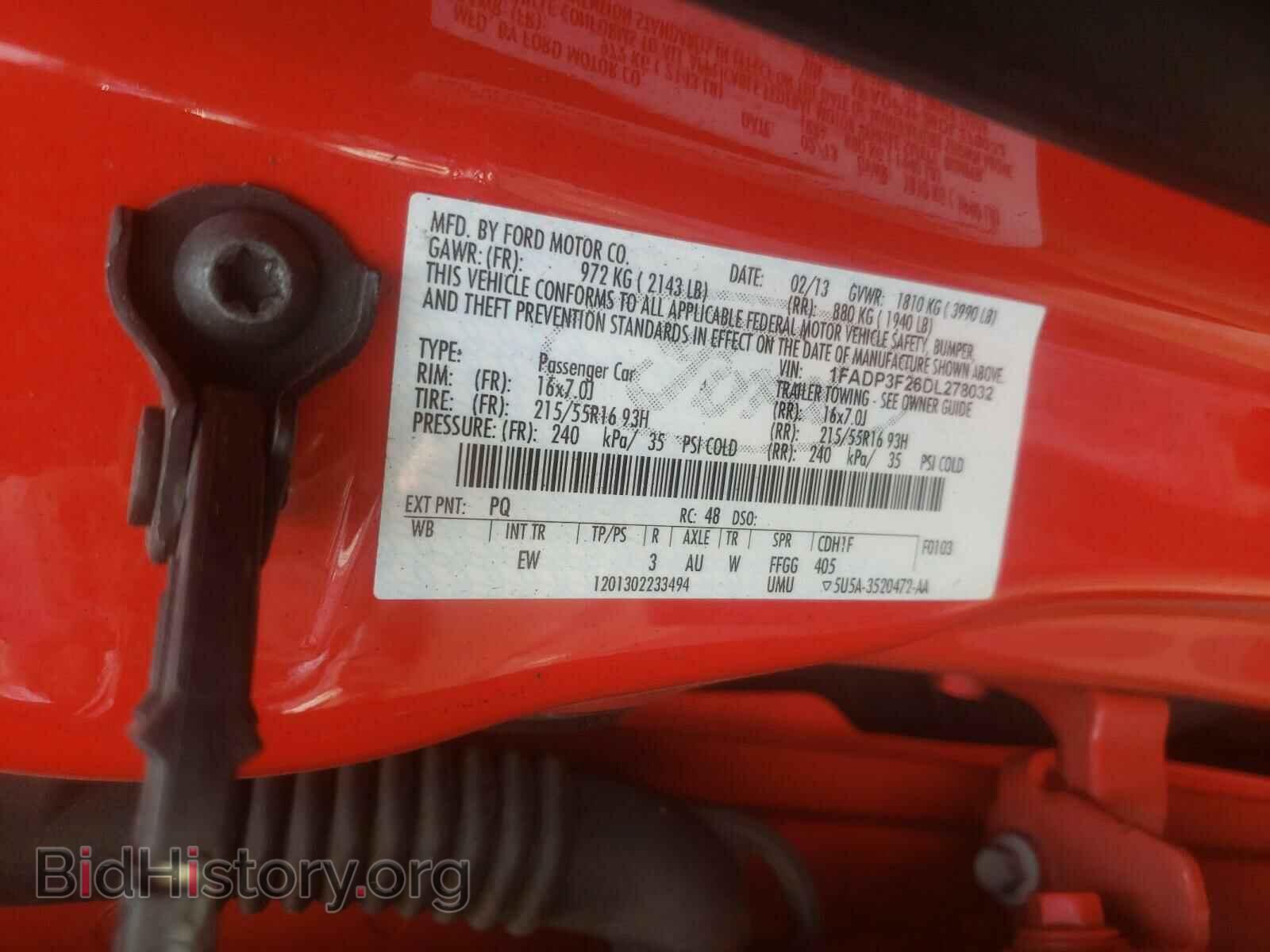 2013 FORD FOCUS - VIN: 1FADP3F26DL278032 - Photo 10