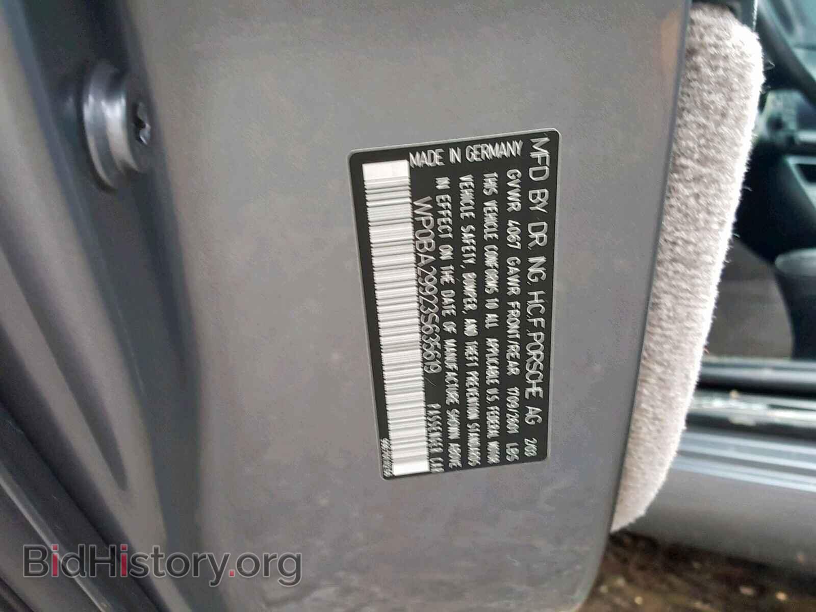 2003 PORSCHE 911 - VIN: WP0BA29923S635619 - Фото 10