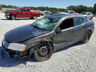 2014 Dodge AVENGER SE, серый — VIN 1C3CDZAGXEN224568, Copart