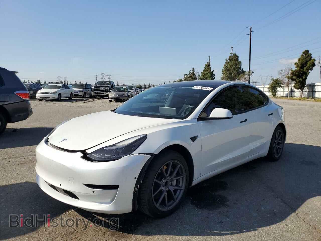 Photo 5YJ3E1EAXMF871050 - TESLA MODEL 3 2021