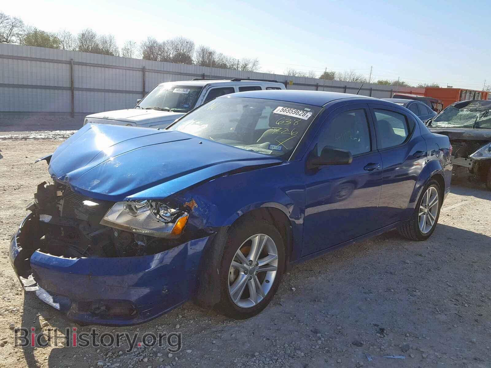 2013 DODGE AVENGER - VIN: 1C3CDZAB8DN638726 - Фото 2