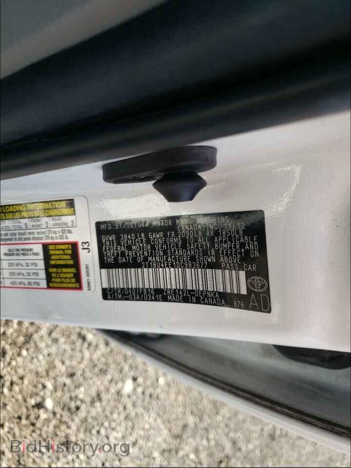 2013 TOYOTA COROLLA - VIN: 2T1BU4EE1DC983677 - Фото 10