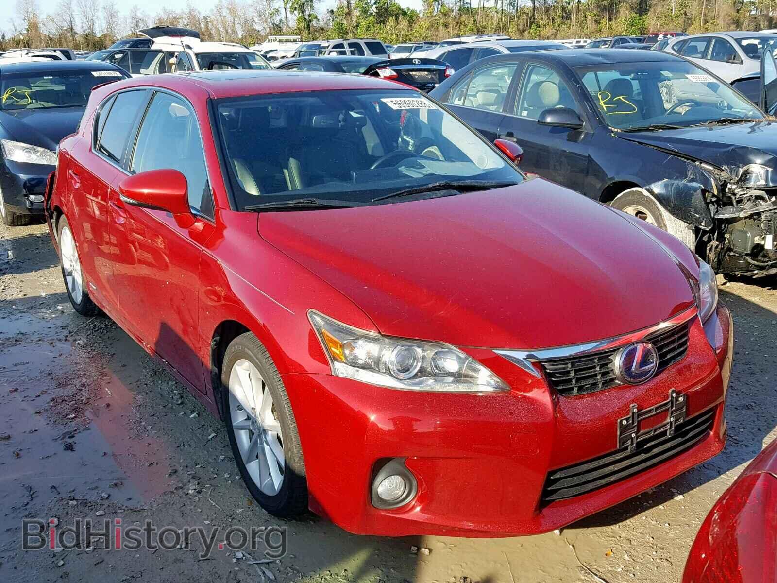 Photo JTHKD5BH0C2089203 - LEXUS CT 200 2012