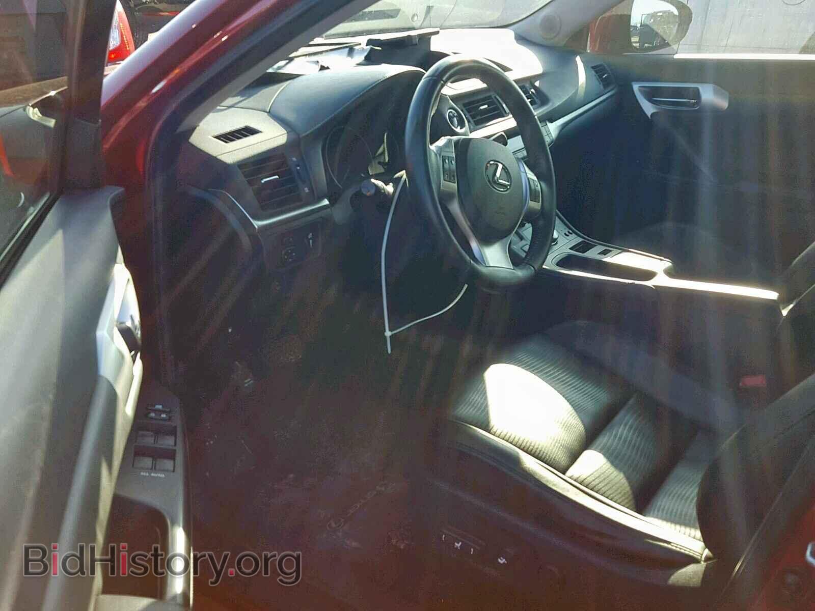 2012 LEXUS CT 200 - VIN: JTHKD5BH0C2089203 - Фото 9