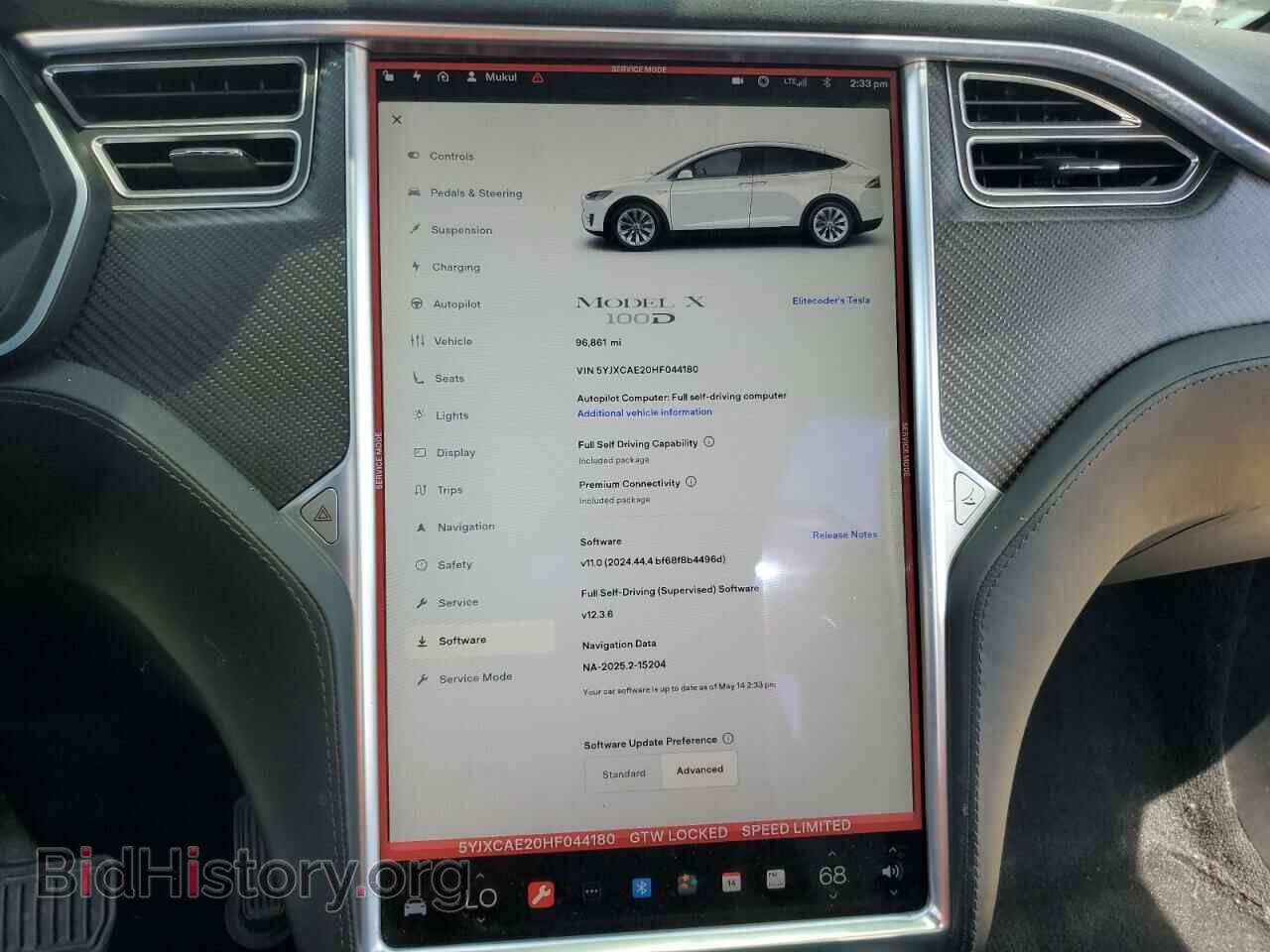 2017 TESLA MODEL X - VIN: 5YJXCAE20HF044180 - Photo 9