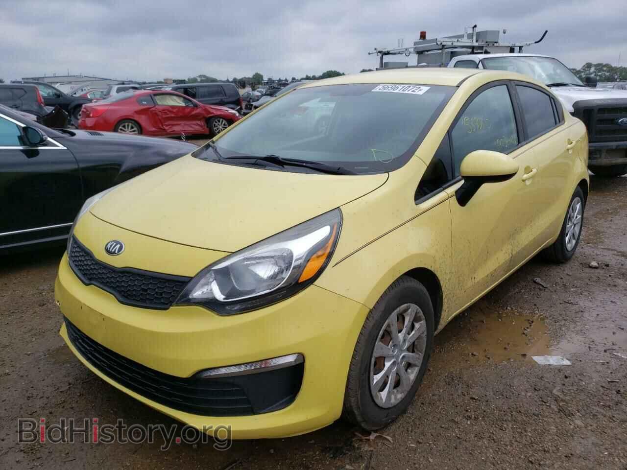 2016 KIA RIO - VIN: KNADM4A38G6684077 - Фото 2