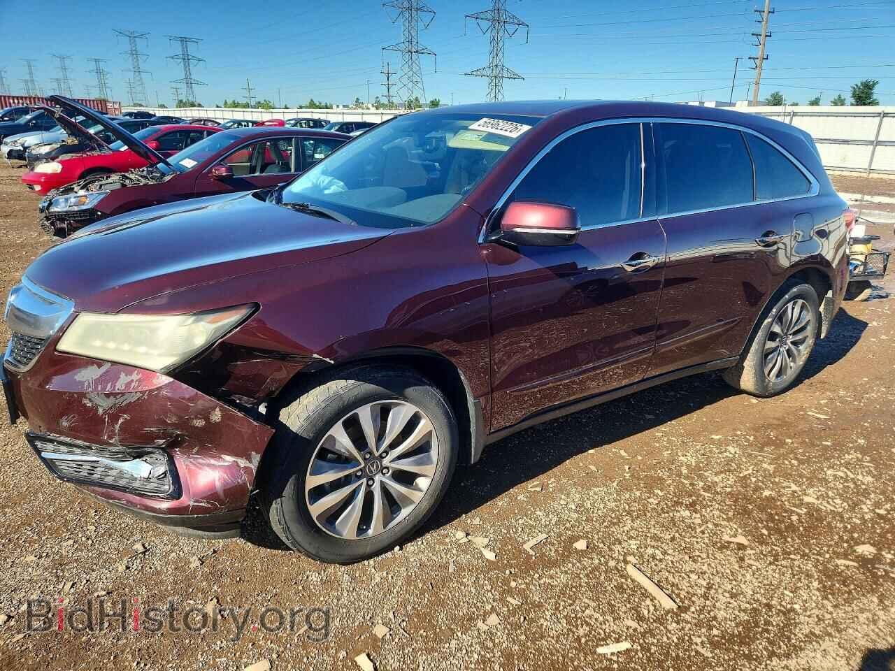 Фотография 5FRYD4H44EB044791 - ACURA MDX 2014
