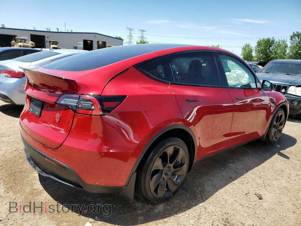 2021 TESLA MODEL Y - VIN: 5YJYGDEE4MF114360 - Фото 3