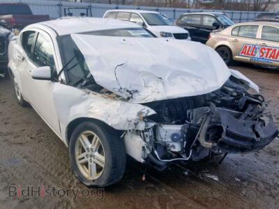 2010 Dodge AVENGER Avenger R/, белый — VIN 1B3CC5FB4AN204980, Copart