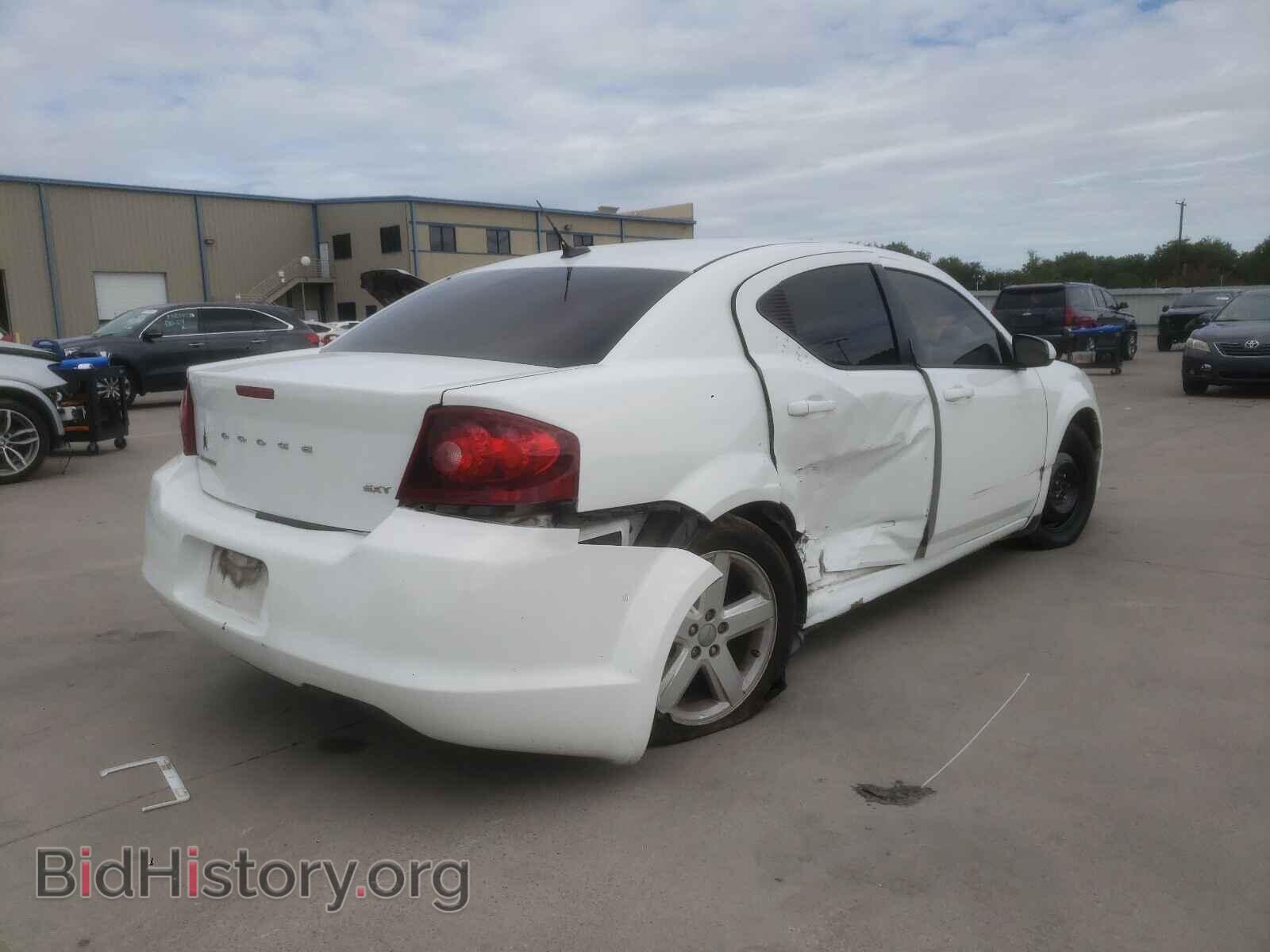 2013 DODGE AVENGER - VIN: 1C3CDZCB4DN708574 - Фото 4