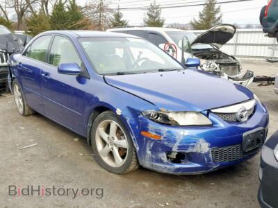2006 Mazda 6 6 S, blue — VIN 1YVHP80D465M34007, Copart