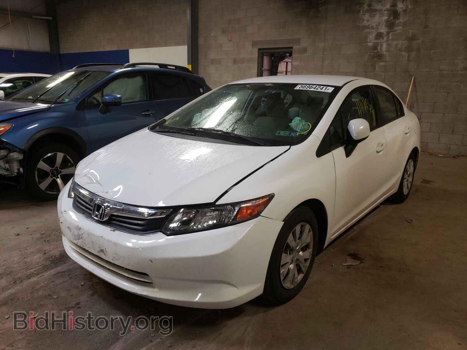 2012 HONDA CIVIC - VIN: 19XFB2F55CE339030 - Фото 2