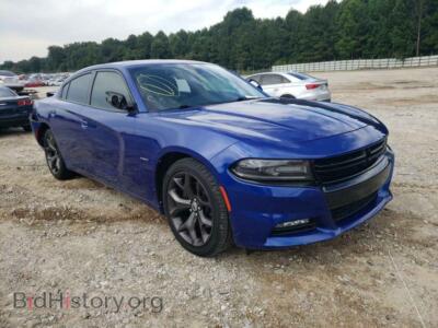 2018 Dodge CHARGER CHARGER R/, blue — VIN 2C3CDXCT9JH180032, Copart