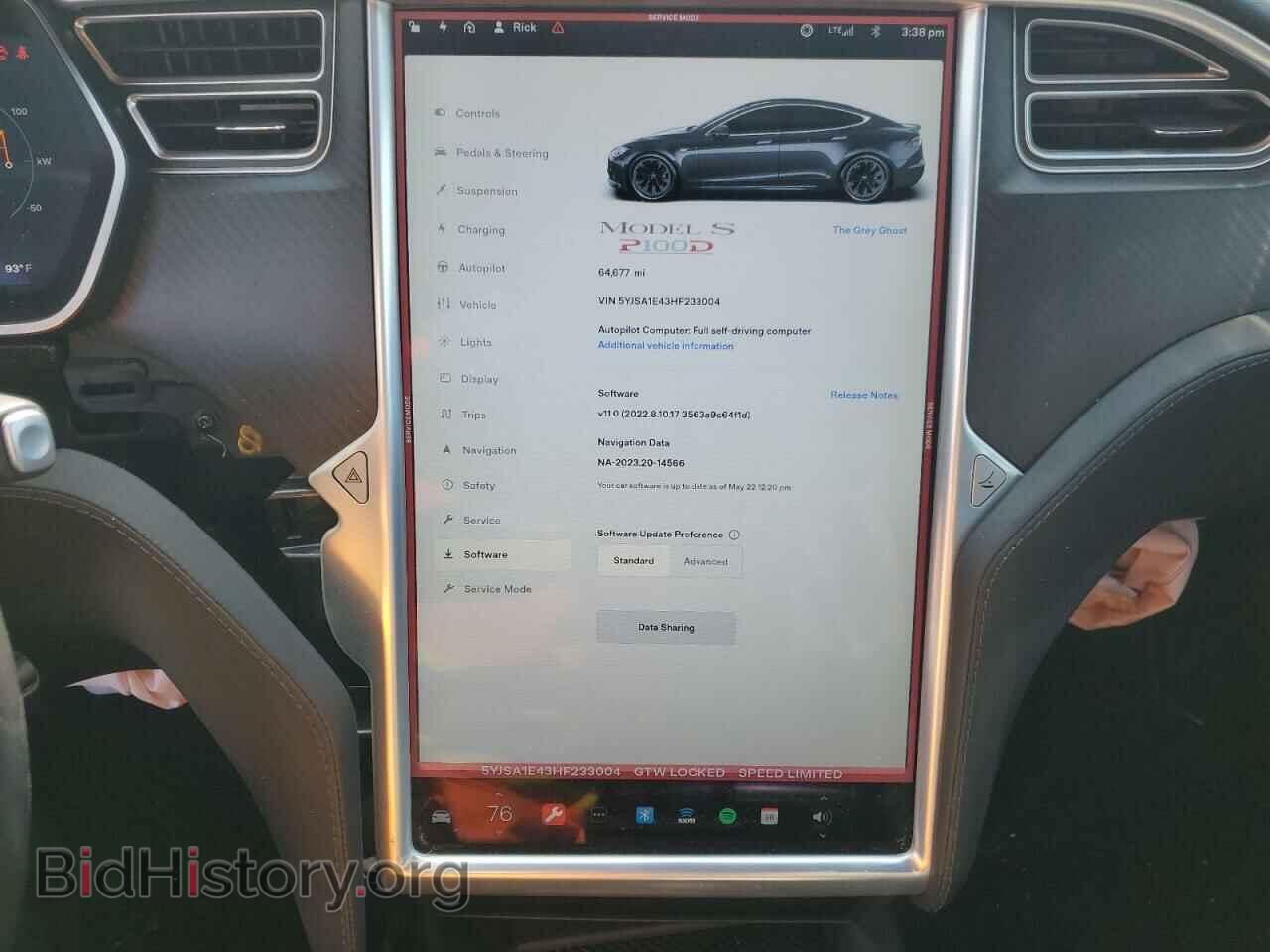 2017 TESLA MODEL S - VIN: 5YJSA1E43HF233004 - Photo 9