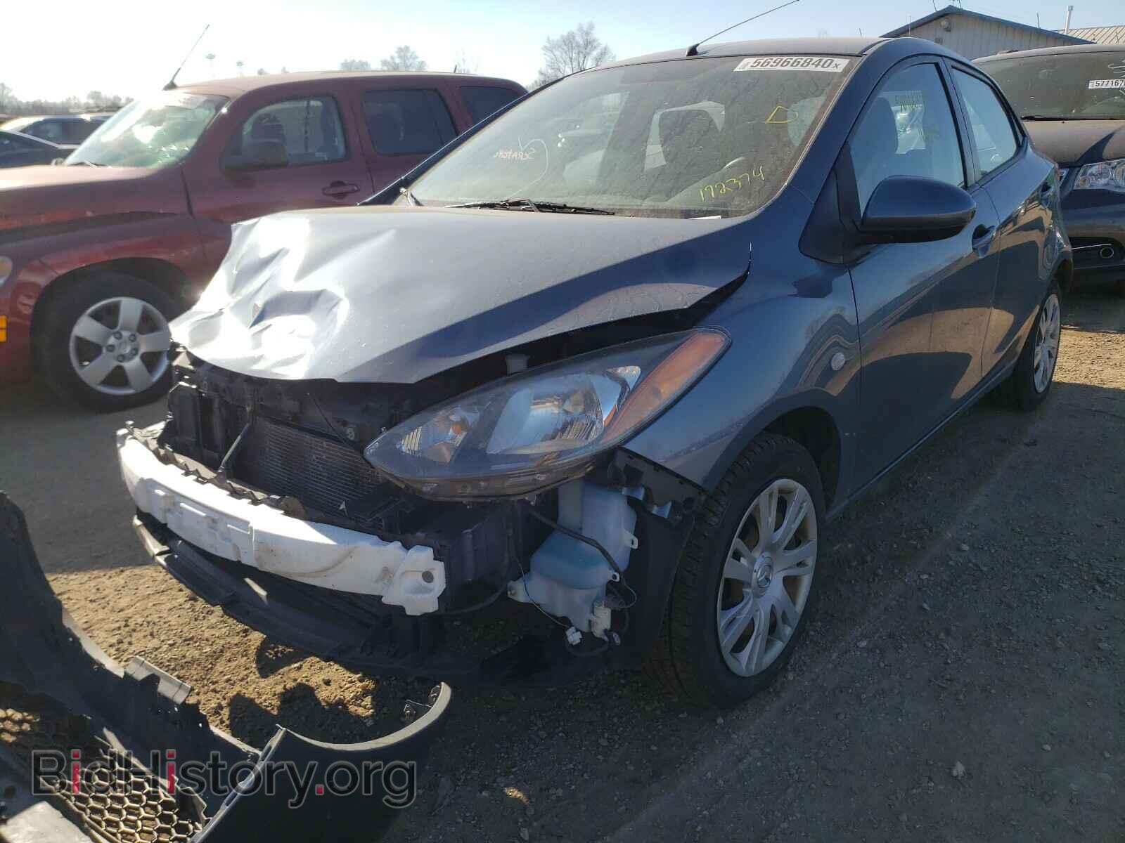 2014 MAZDA 2 - VIN: JM1DE1KY6E0172374 - Фото 2