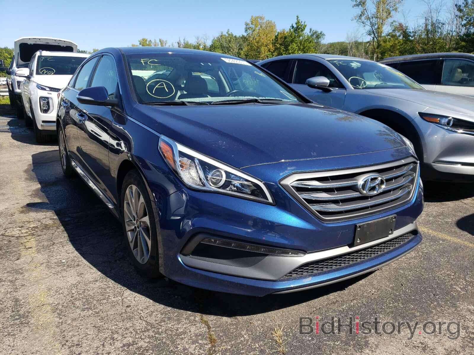 Фотография 5NPE34AF1HH586066 - HYUNDAI SONATA 2017