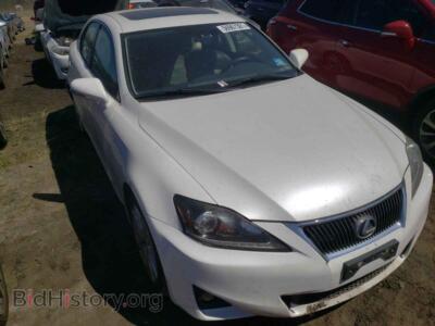 2011 Lexus IS IS 250, white — VIN JTHCF5C22B5048772, Copart