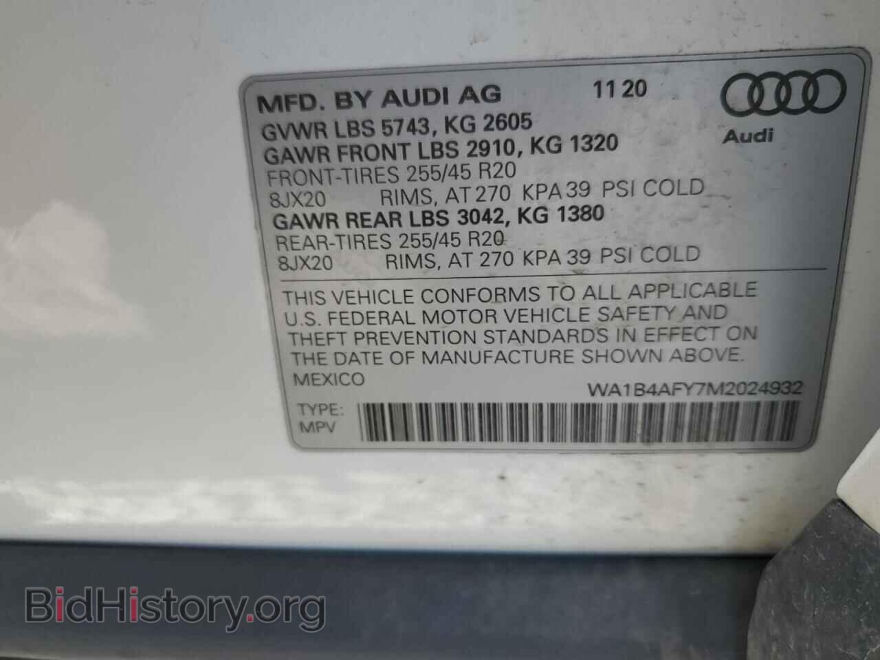 2021 AUDI SQ5 - VIN: WA1B4AFY7M2024932 - Photo 14