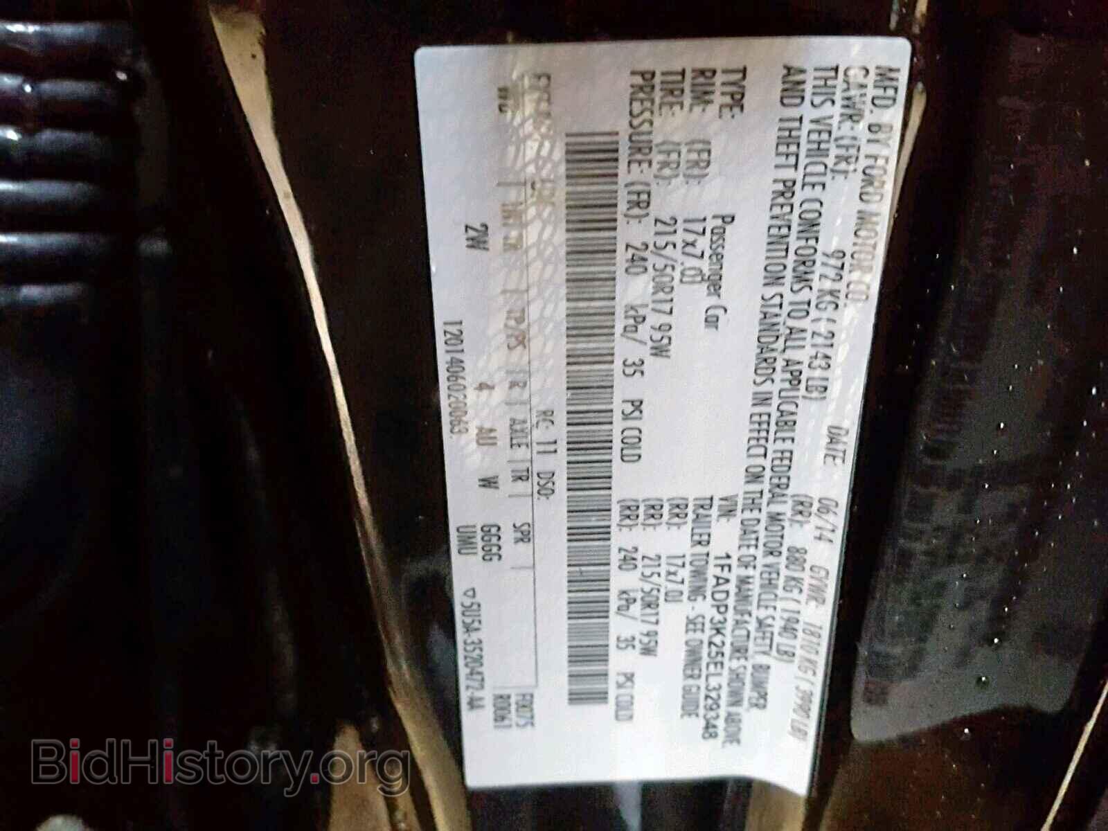2014 FORD FOCUS - VIN: 1FADP3K25EL329348 - Photo 10