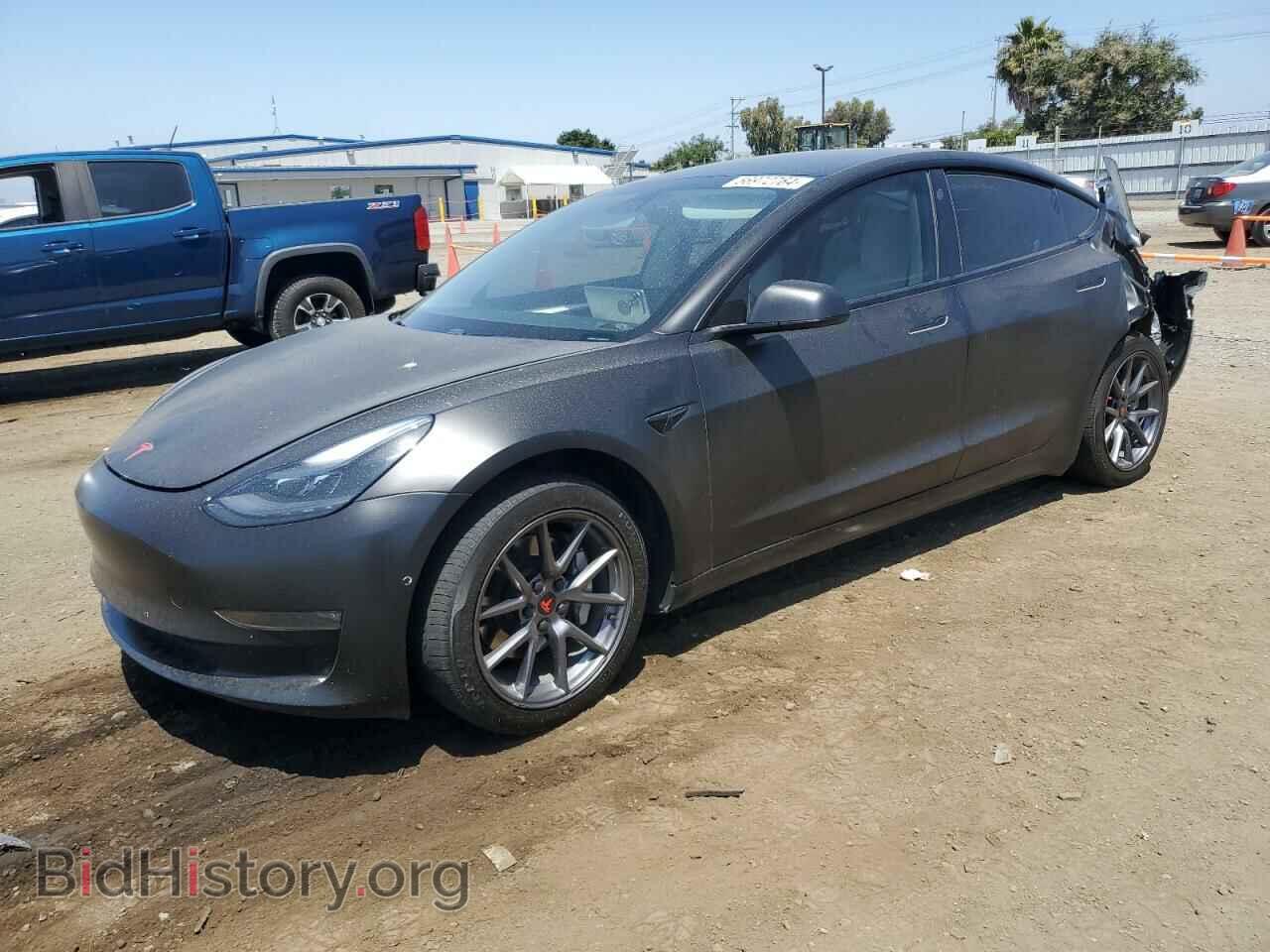 Photo 5YJ3E1EB5MF066940 - TESLA MODEL 3 2021