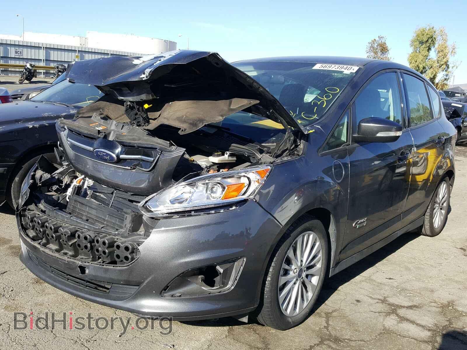 2017 FORD CMAX - VIN: 1FADP5EU1HL103840 - Фото 2
