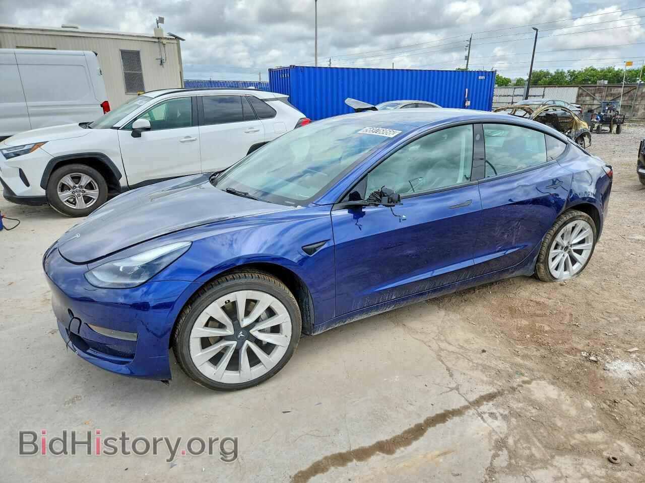Фотография 5YJ3E1EA7NF370506 - TESLA MODEL 3 2022