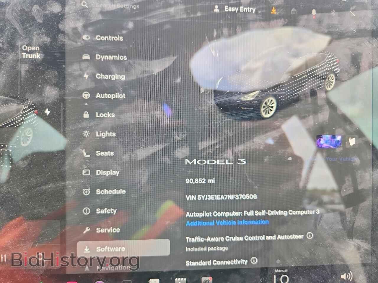 2022 TESLA MODEL 3 - VIN: 5YJ3E1EA7NF370506 - Фото 9