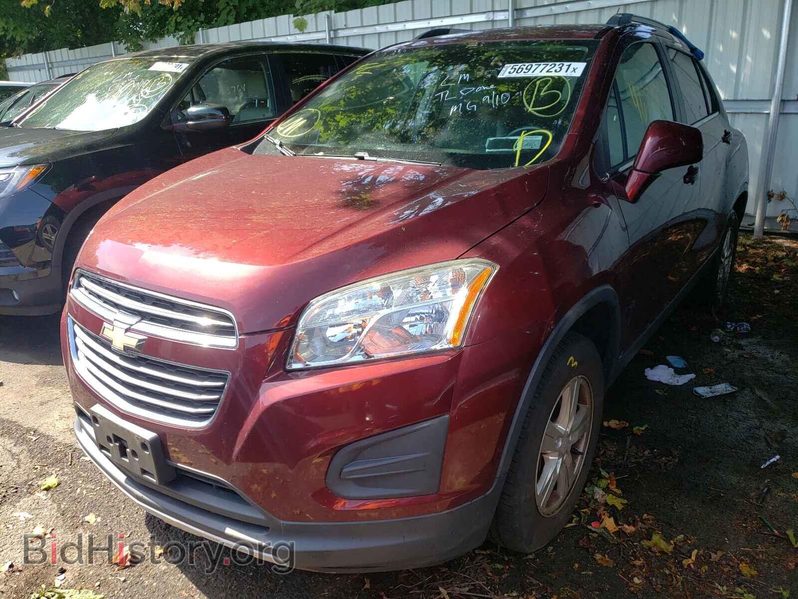2016 CHEVROLET TRAX - VIN: 3GNCJPSB5GL128031 - Фото 2