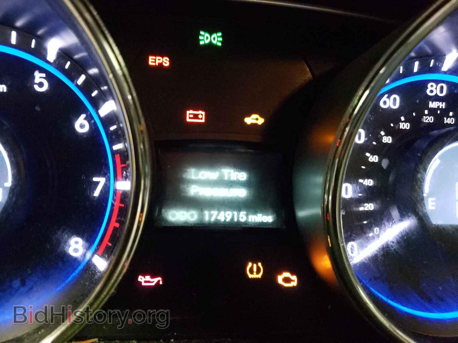 2012 HYUNDAI SONATA - VIN: 5NPEC4AB8CH458414 - Фото 8