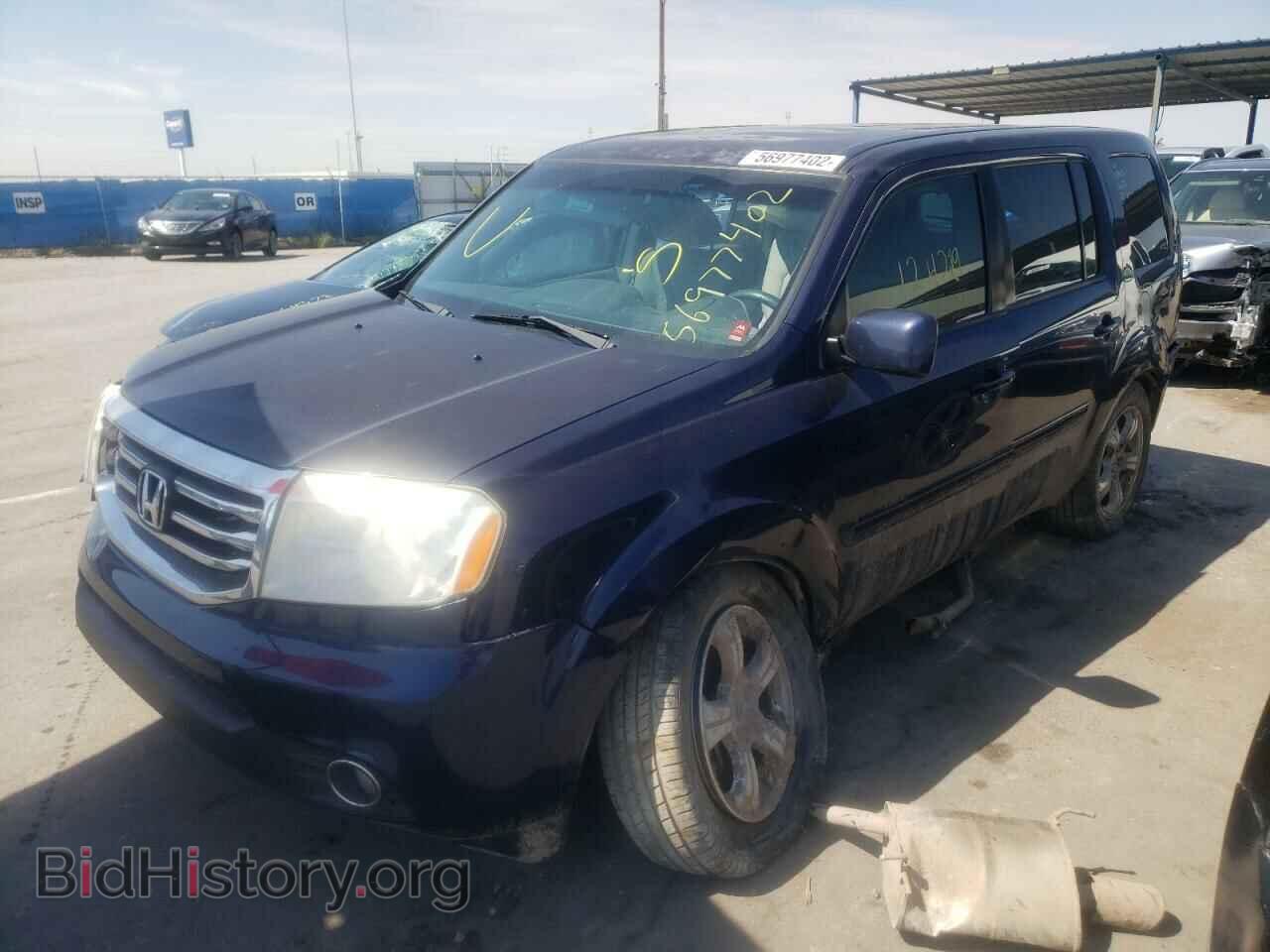 2013 HONDA PILOT - VIN: 5FNYF3H40DB015423 - Фото 2