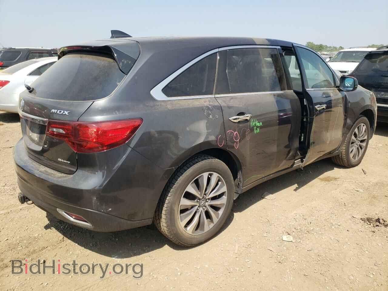 2014 ACURA MDX - VIN: 5FRYD4H45EB006759 - Фото 3