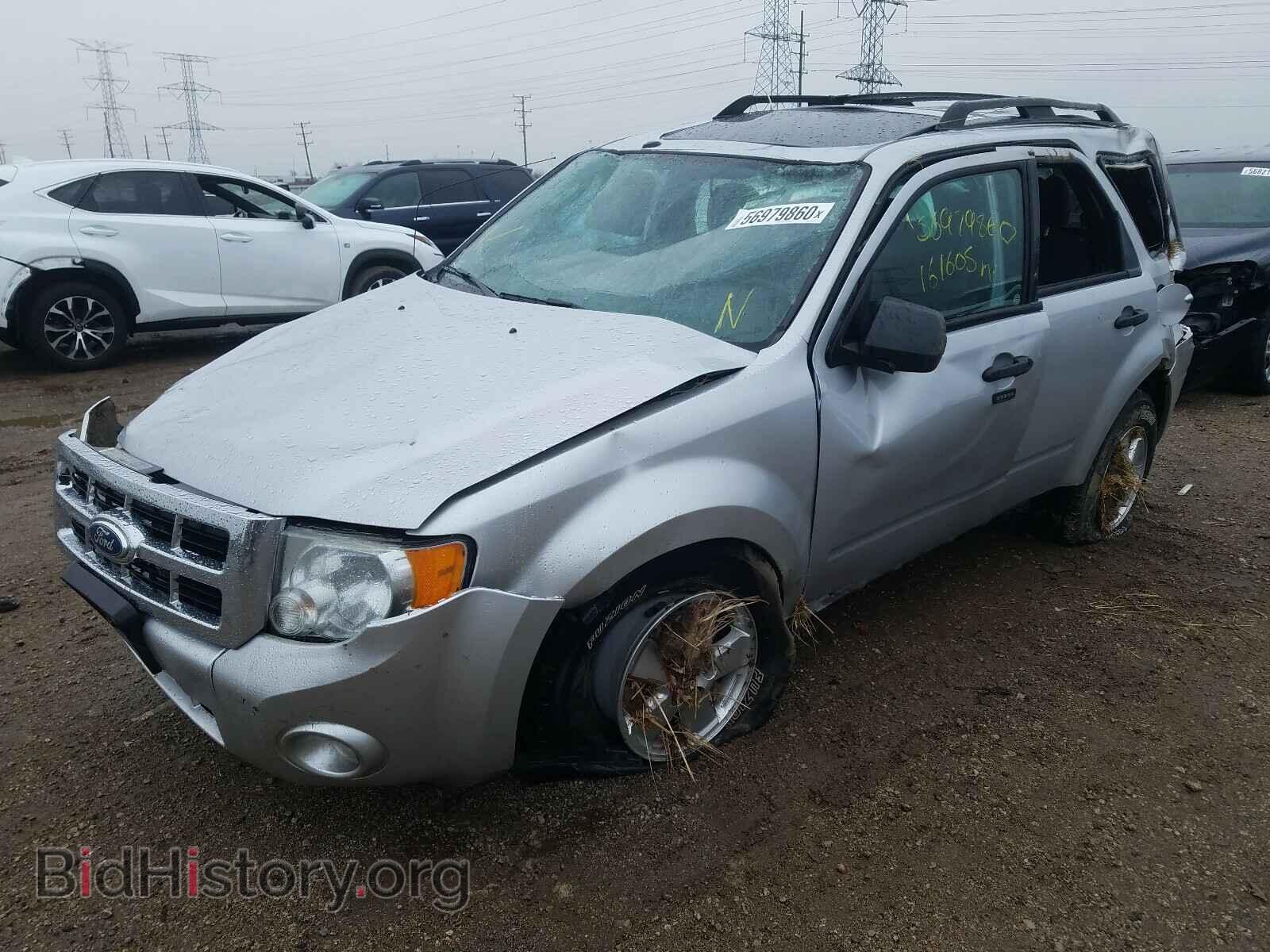 2011 FORD ESCAPE - VIN: 1FMCU9DG8BKB02615 - Фото 2