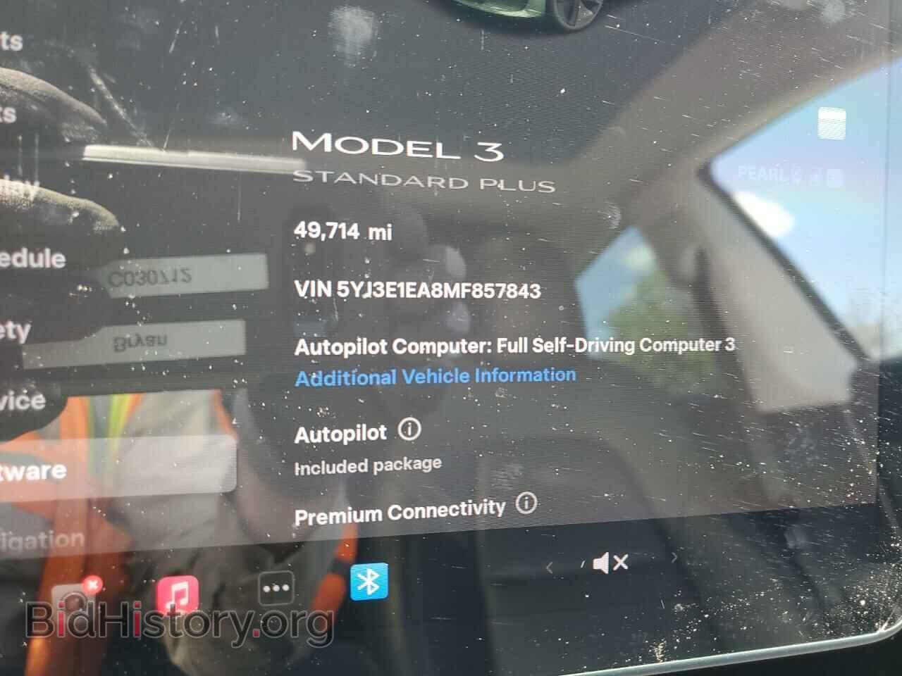 2021 TESLA MODEL 3 - VIN: 5YJ3E1EA8MF857843 - Фото 9